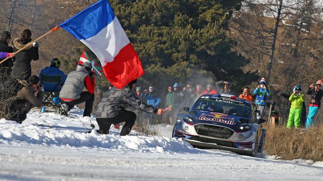 Rallye monte carlo dans le champsaur