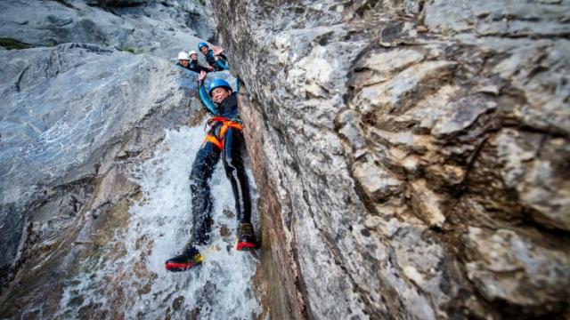 Canyoning dans la Rouanne