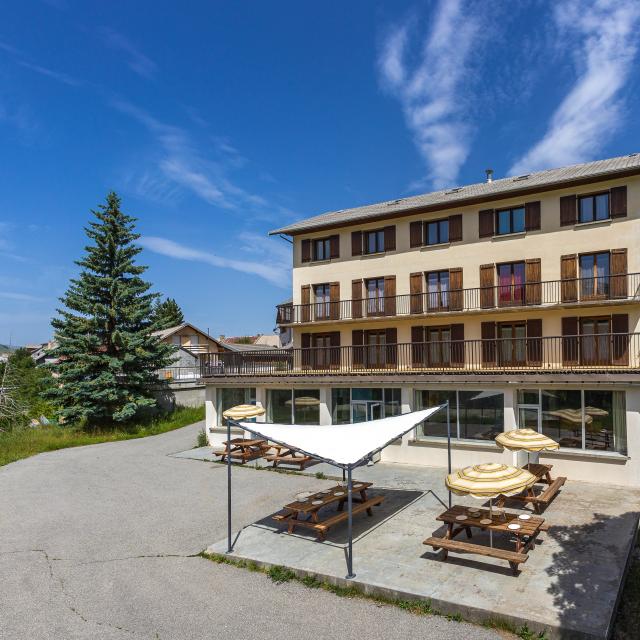 Hautes-Alpes (05), Vallée du Champsaur, Ancelle, Centre de Vacances La Riviera //  Hautes-Alpes (05), Champsaur valley, Ancelle, Centre de Vacances La Riviera